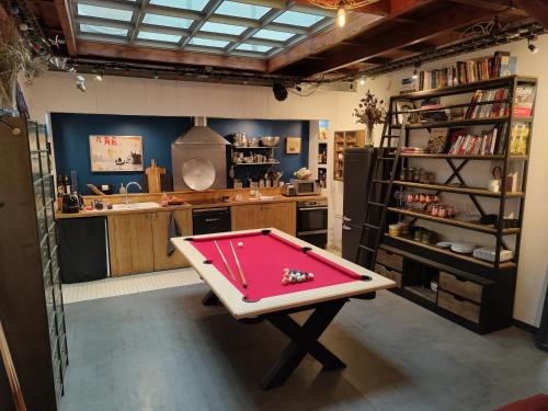 Atelier d’artiste Loft with garden center of Paris