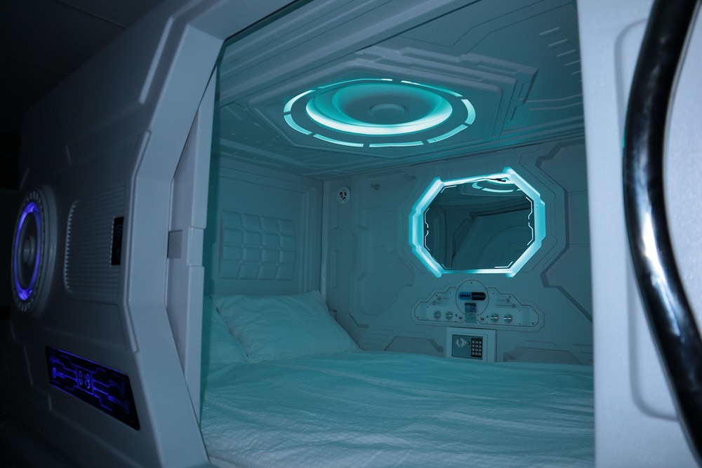 Blue Viking Pods in Keflavik, Iceland