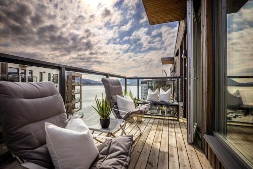 New penthouse apartment with sea view in Bergen centrum — 4-Star Luxury Hotel in Bergen, Norway