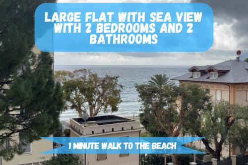 1 Min Walk From the Sea with 2 Bed And 2 Bath — 4-Star Luxury Hotel in Alassio, Italy