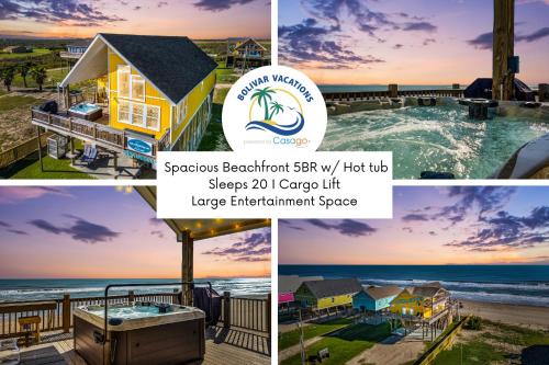 Shenanigans Beachfront & HotTub in Bolivar Peninsula, United States