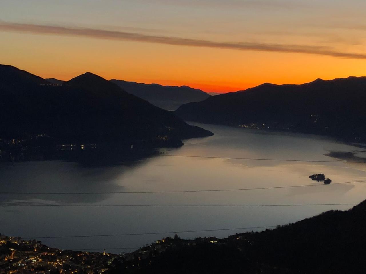 Inspiration über dem See in Locarno, Switzerland