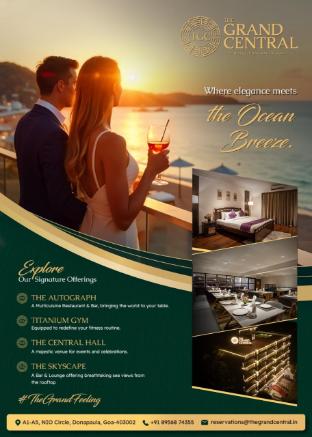 The Grand Central - carbon neutral hotel in Mormugao