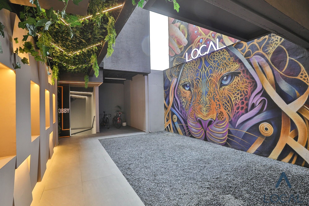 Interior entrance
