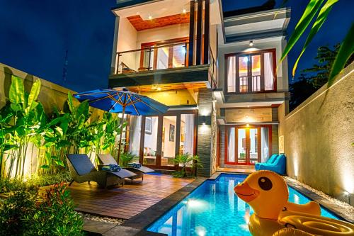 Villa Caitlyn Seminyak Modern 3 Bedroom Villa with Private Pool — 4-Star Luxury Hotel in Seminyak, Indonesia