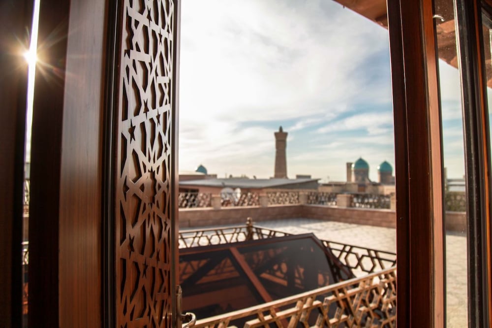 Terrace Suzangaron - carbon neutral hotel in Bukhara