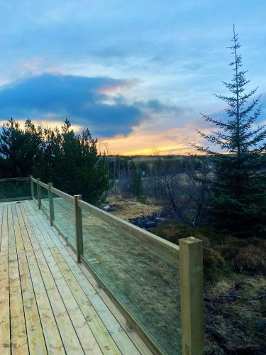 The Oak house Designers private Northern lights geothermal Villa