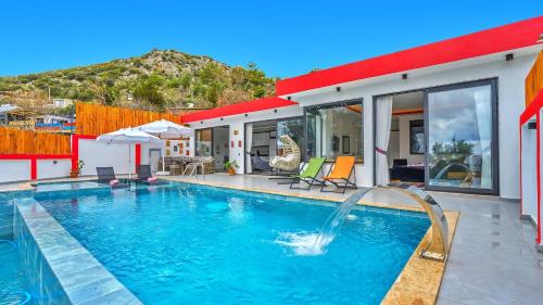 Islamlar Village 1 Bedroom Villa Private Pool and Jakuzzi — 4-Star Luxury Hotel in Kalkan, Turkey