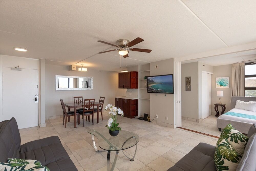 Newly Remodeled Corner Unit at the Waikiki Banyan with Diamond Head Views - featured photo