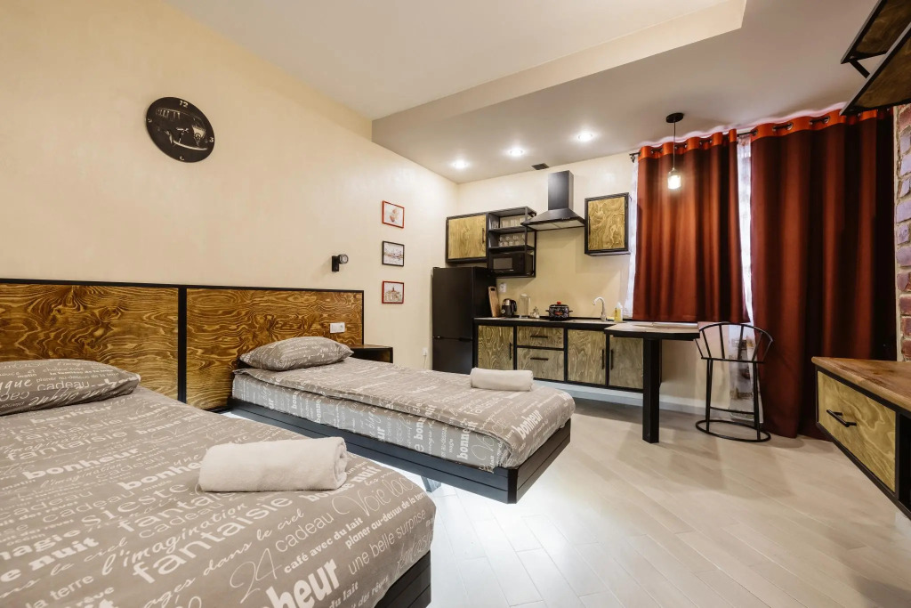 Studiya 10 with private terrace in Tver, Russia