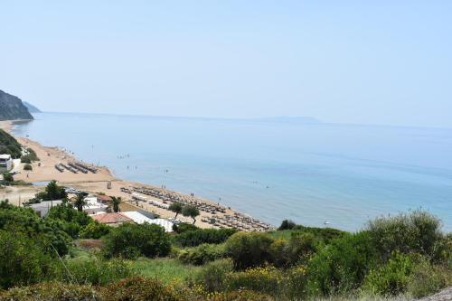 Mediterranean sea view in Unknown City, Greece