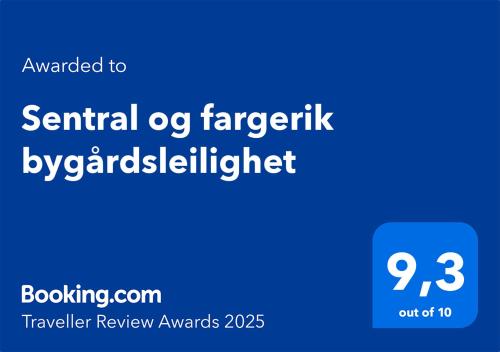 Sentral og fargerik bygårdsleilighet — 4-Star Luxury Hotel in Halden, Norway