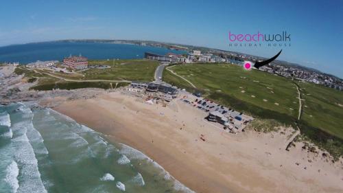 Beachwalk in Newquay, United Kingdom