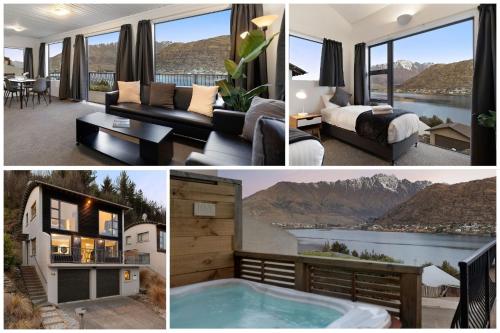 Peak Paradise Lodge Hot Tub Lake Views — 4-Star Luxury Hotel in Queenstown, New Zealand
