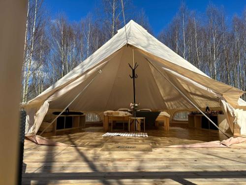 Brzozowisko Tuchomko Glamping pet-friendly hotel Tuchomie
