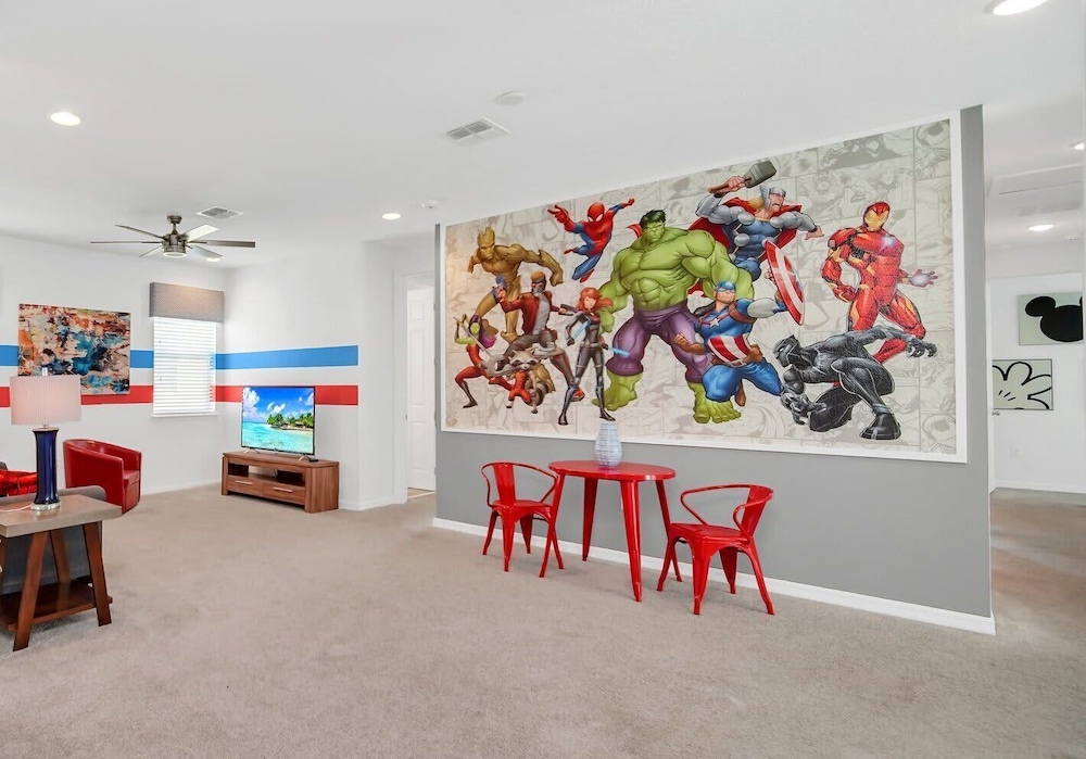 New Decor With Mickey Nemo Tinkerbell & Star Wars Rooms Private Pool and Game Room - photo 73