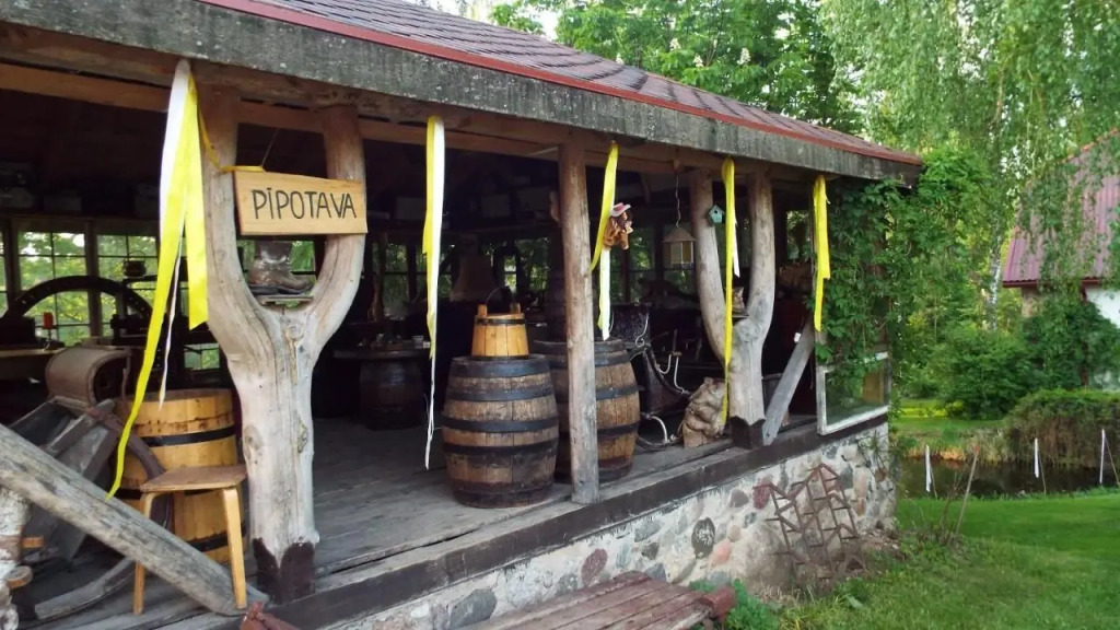 Kučuru dzirnavas in Cesvaine, Latvia