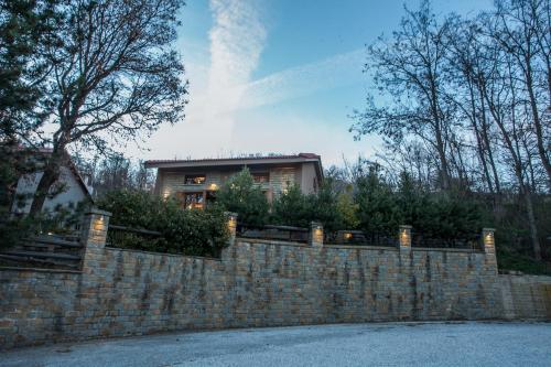 Acorn’s Houses Gray and Green Acorn in Kalloni, Greece