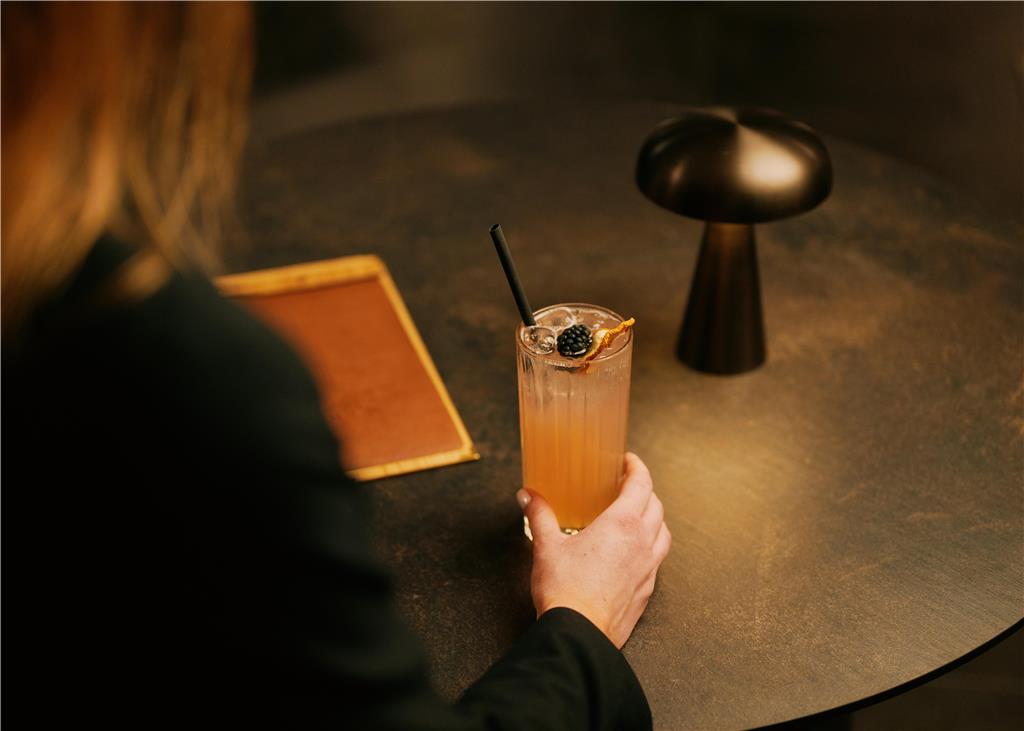 A cocktail from our UPPER DECK menu