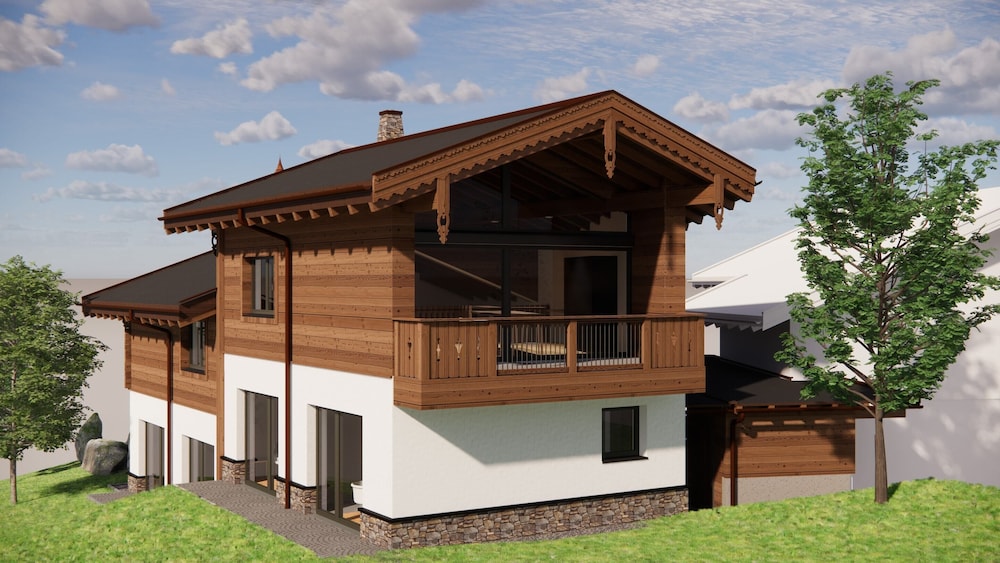 Chalet in Königsleiten near Ski Lift Zillertal — 4-Star Luxury Hotel in Wald Im Pinzgau, Austria