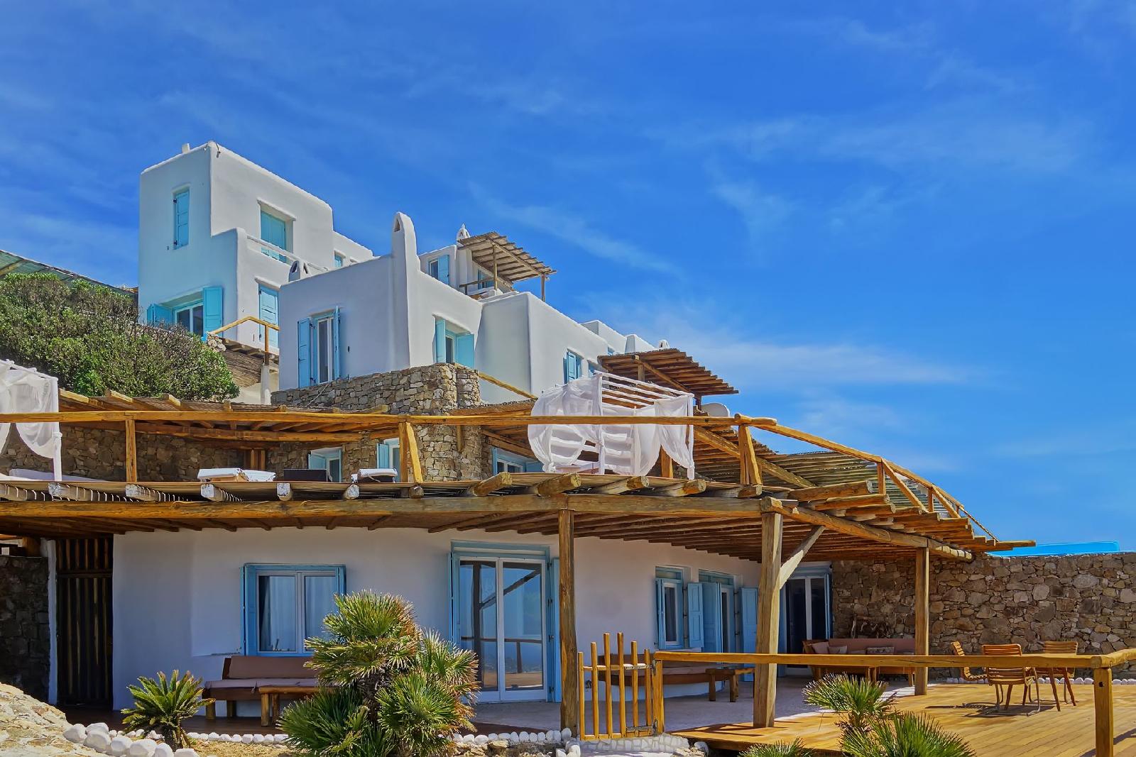 Luxury Mykonos Villa Aegean Blue Villa Private Pool Kastro — 4-Star Luxury Hotel in Mykonos, Greece