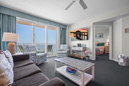 Breath Taking 3 BR Direct Oceanfront Condo with Private Balcony at The Wyndham Ocean Walk Resort in Daytona Beach, United States