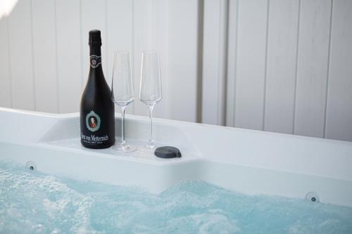 Wellness Doppelhaushälfte Sand eingezäunt 130m in Fehmarn, Germany