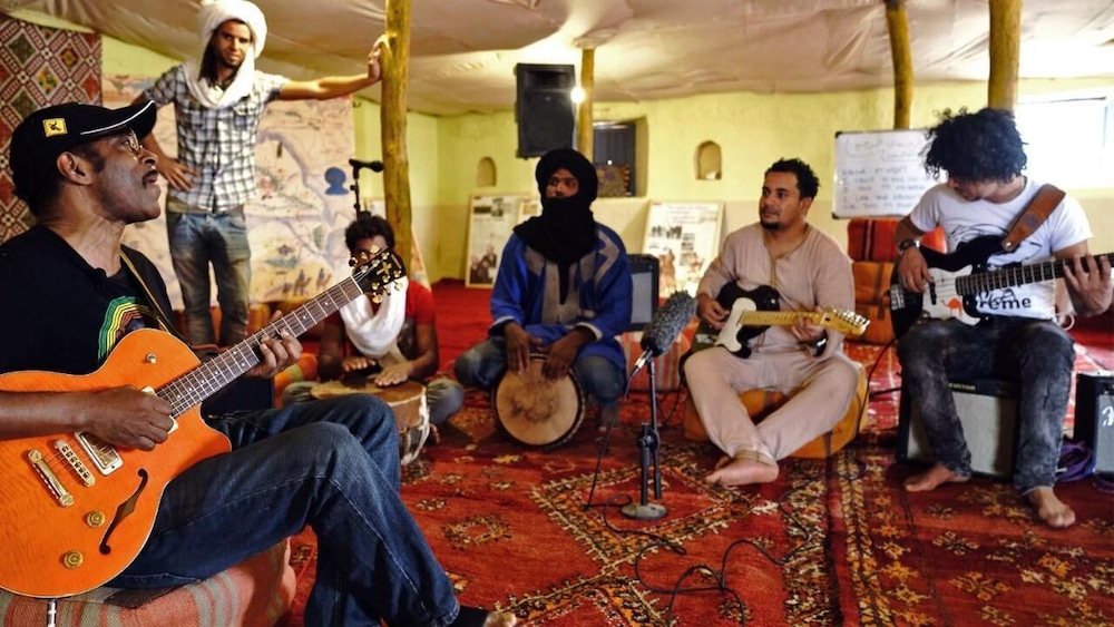 Bivouac joudour sahara in Mhamid, Morocco