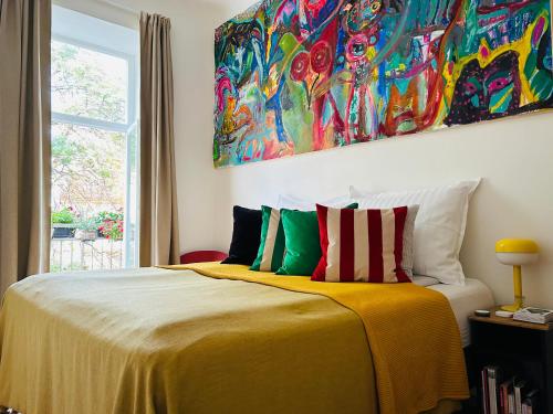 Green balcony & king size bed — 4-Star Luxury Hotel in Prague, Czech Republic