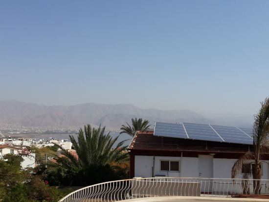 Sun and View in Eilat, Israel
