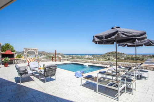 Des & Coo Luxury Villa with Private Pool — 4-Star Luxury Hotel in Faliraki, Greece
