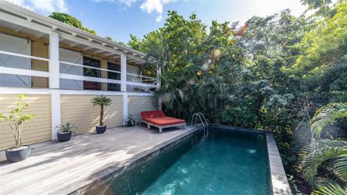 Romantic Getaway Overlooking Vegetal Scenery in Gustavia, Saint Barthelemy