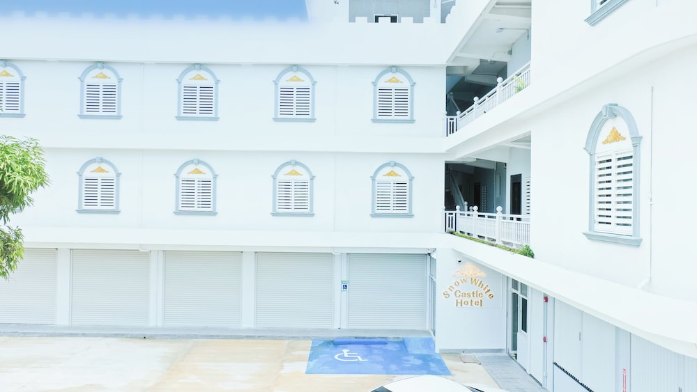 Snowwhite castle hotel in Saipan, Northern Mariana Islands