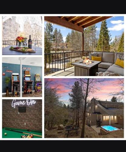 Oak Mountain Retreat Hot Tub & BBQ Game Room in Lake Arrowhead, United States