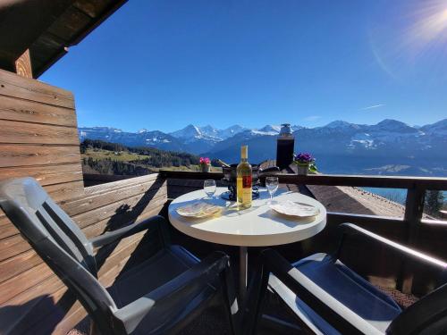 Chalet Lilo 2 Zimmer top mountain view — 4-Star Luxury Hotel in Beatenberg, Switzerland