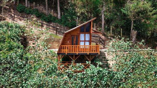 Glamping La Kumbre T con vista a las montañas pet-friendly hotel Gama