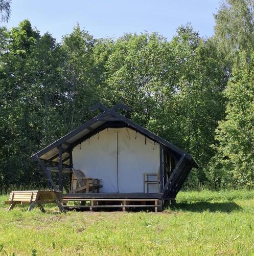 Glempings Mācītājmuiža in Saulkrasti, Latvia