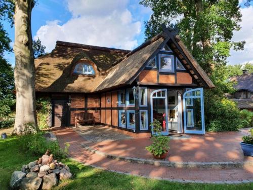 Traumhaftes Reetdachhaus Grote Eken in der Lüneburger Heide pet-friendly hotel Barum