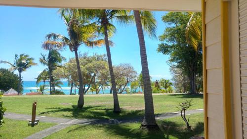 Grand studio 4 pers superbe vue mer et cocotiers dans Village Vacances Sainte Anne plage à 30 m — 4-Star Luxury Hotel in Sainte-Anne, Guadeloupe