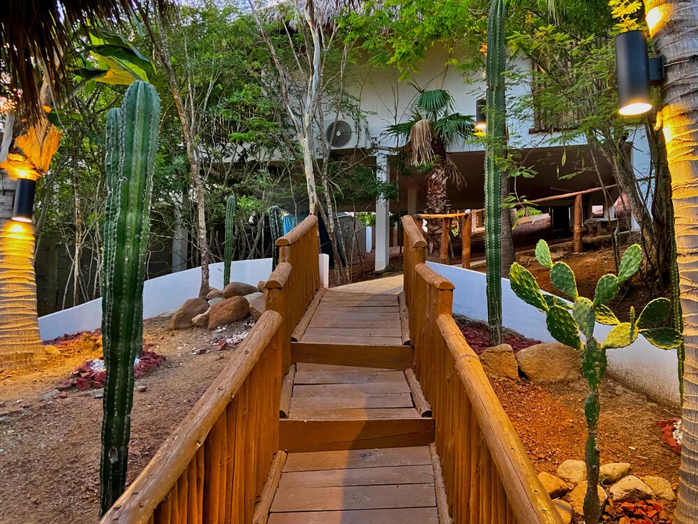 Interior entrance