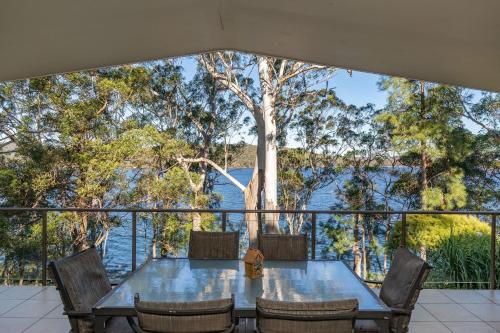 Sunset at Sandbar in Smiths Lake, Australia