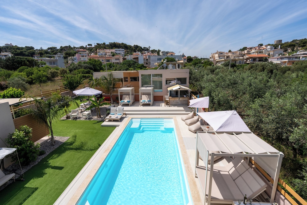 Modular Bungalows With Heated Pool Artemis Greece — Artemida — photo 2