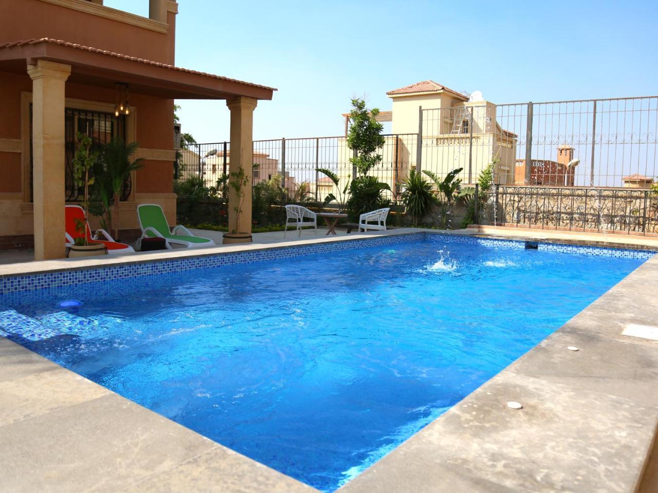 Royal Mansion with private pool in sheikh zayed Compound families in Unknown City, Egypt