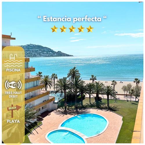 Santa Beach in Roses, Spain