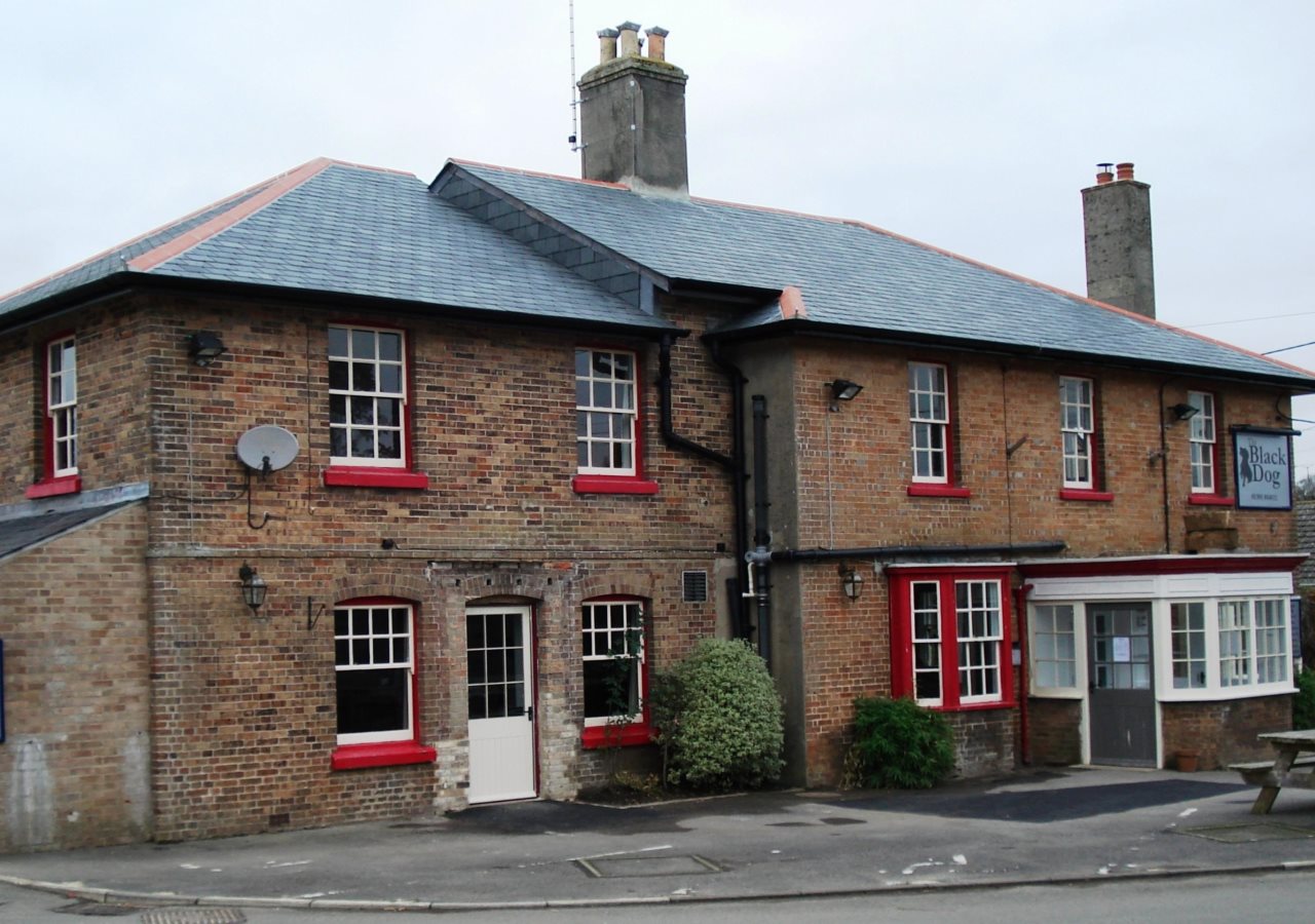 The Black Dog Inn in Maiden Newton, United Kingdom