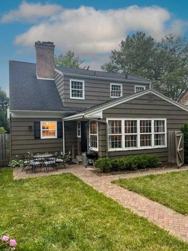 Historic Wayne Street close to the Stadium in South Bend, United States