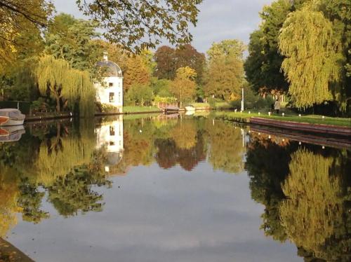 Historical house on river Vecht