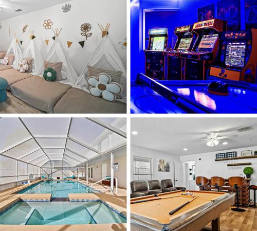 Luxury 10br Free Pool Heat Hot Tub Game Room — Palm Coast