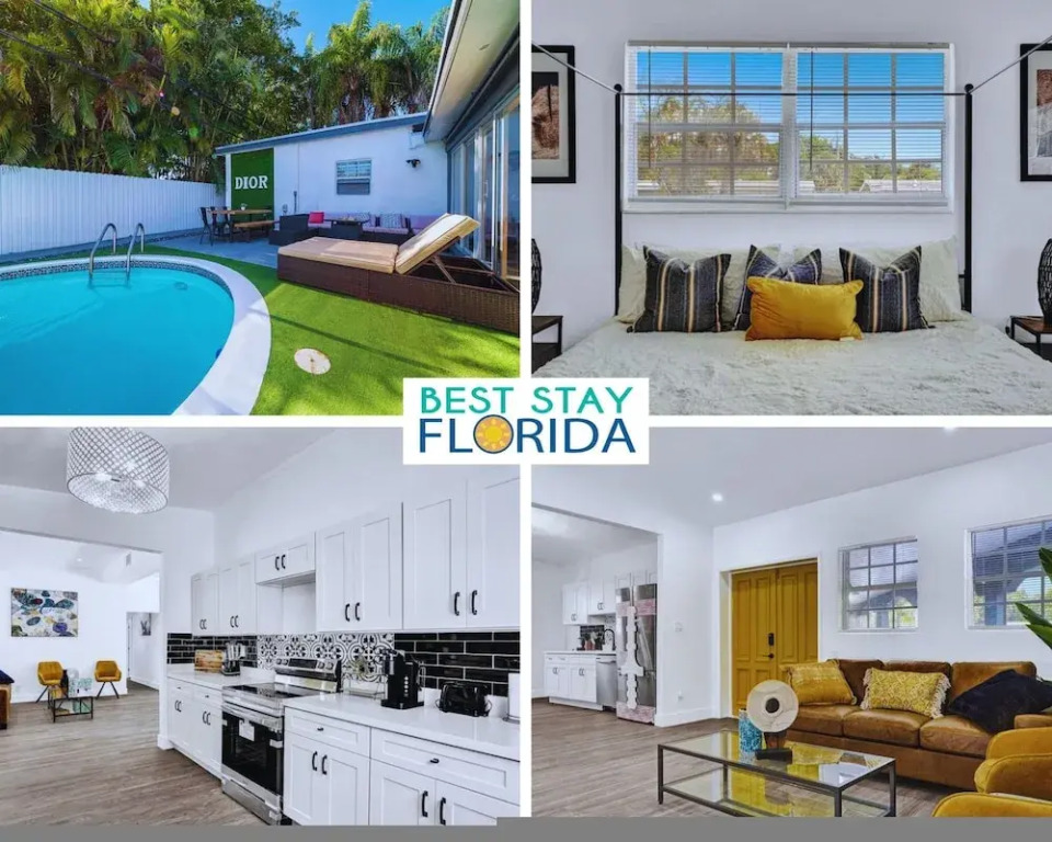 Luxury Pool Villa 5BD 4BA — 4-Star Luxury Hotel in Miami, United States