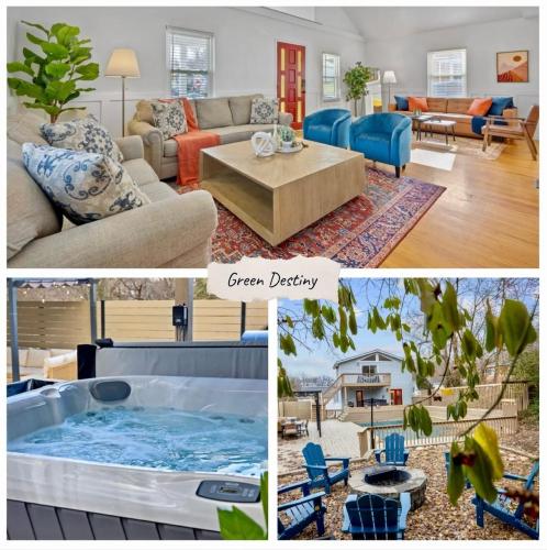 Green Destiny 7min to DT Cincy Pool & Hottub in Ludlow, United States